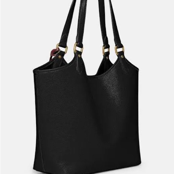 Coach Black Leather Day Tote Bag - Picture 3 of 7